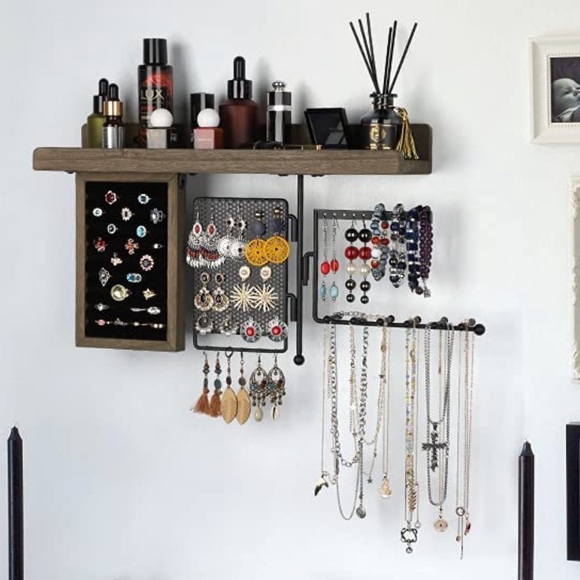 *NEW* Hanging Jewelry Organizer Wall Mount - Picture 7 of 9